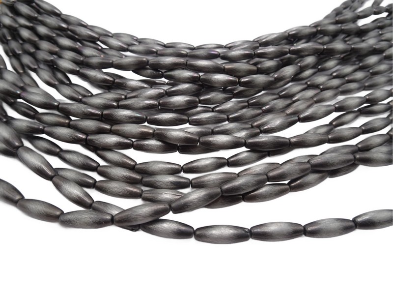 (image for) Silver Indian Pearl Tube beads 19.5 x 6.5mm
